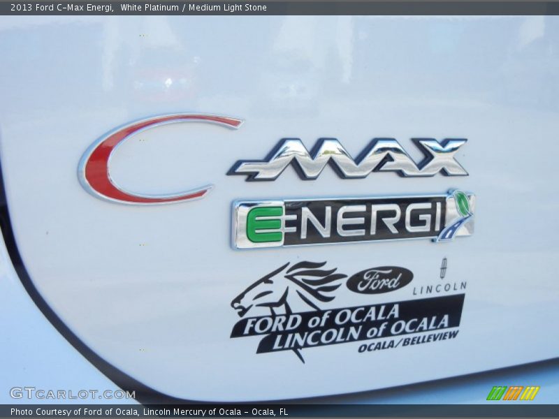 White Platinum / Medium Light Stone 2013 Ford C-Max Energi