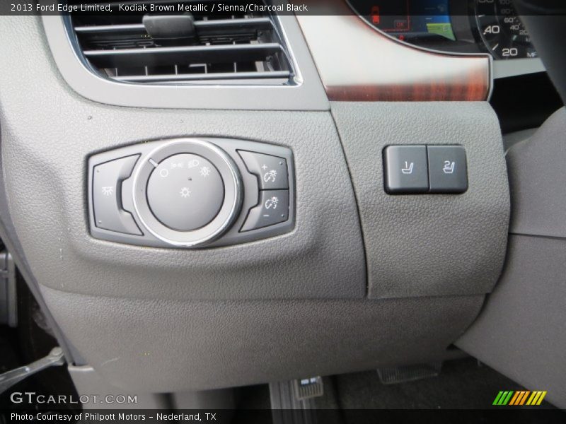 Kodiak Brown Metallic / Sienna/Charcoal Black 2013 Ford Edge Limited