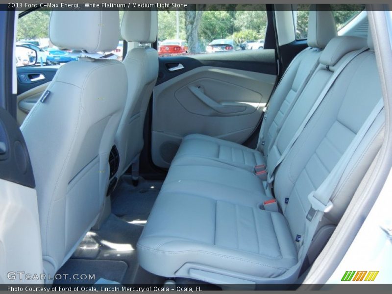 White Platinum / Medium Light Stone 2013 Ford C-Max Energi