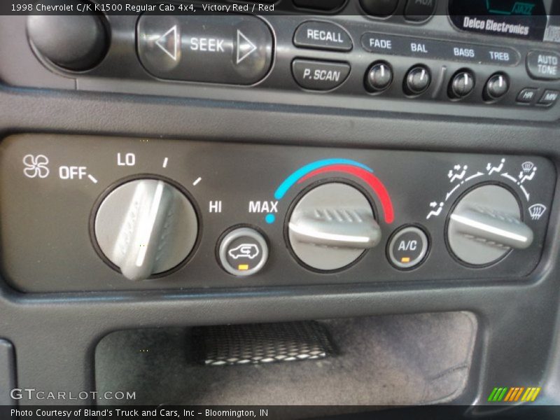 Controls of 1998 C/K K1500 Regular Cab 4x4