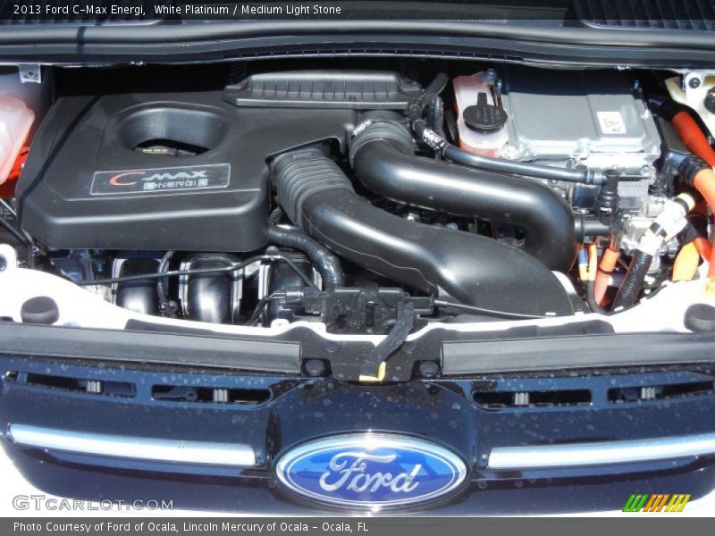 White Platinum / Medium Light Stone 2013 Ford C-Max Energi