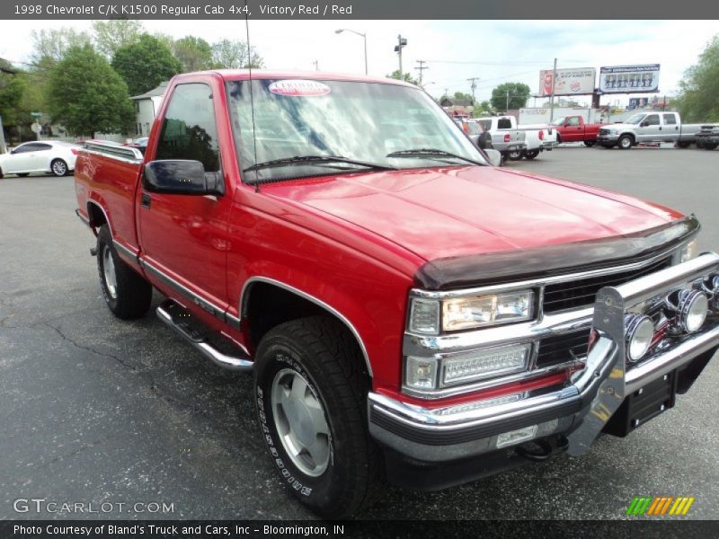 Victory Red / Red 1998 Chevrolet C/K K1500 Regular Cab 4x4