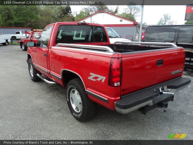 Victory Red / Red 1998 Chevrolet C/K K1500 Regular Cab 4x4