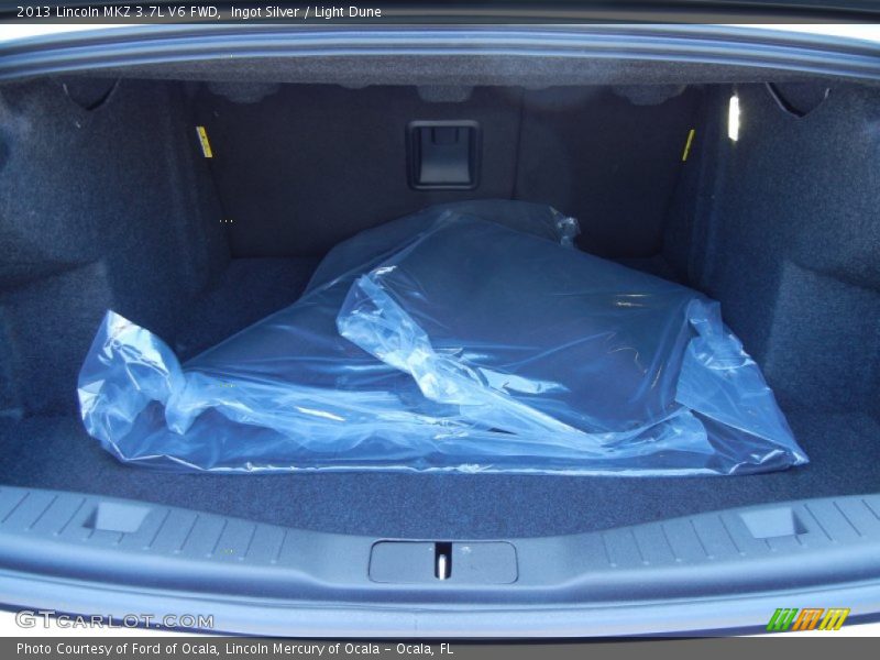 Ingot Silver / Light Dune 2013 Lincoln MKZ 3.7L V6 FWD