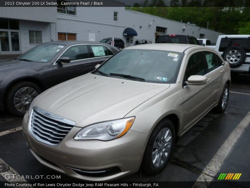 Cashmere Pearl / Black 2013 Chrysler 200 LX Sedan