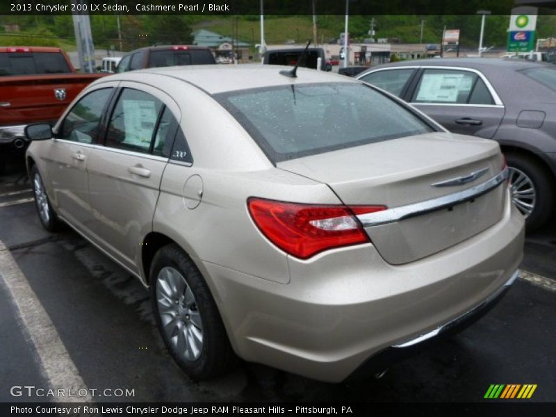 Cashmere Pearl / Black 2013 Chrysler 200 LX Sedan