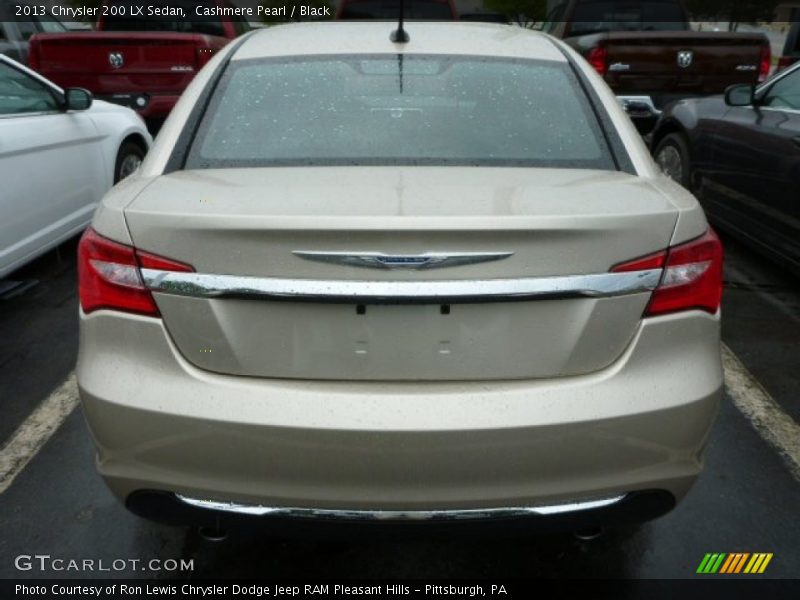 Cashmere Pearl / Black 2013 Chrysler 200 LX Sedan