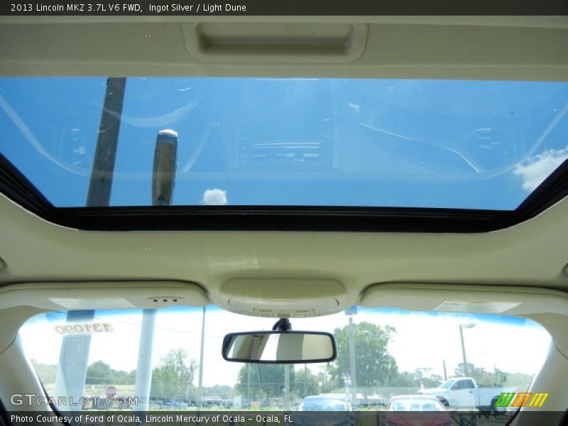 Ingot Silver / Light Dune 2013 Lincoln MKZ 3.7L V6 FWD