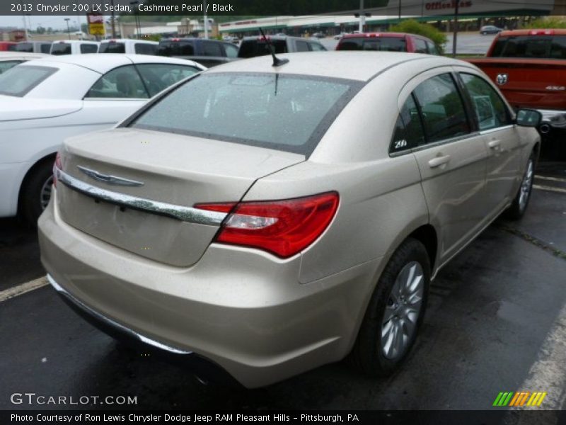 Cashmere Pearl / Black 2013 Chrysler 200 LX Sedan