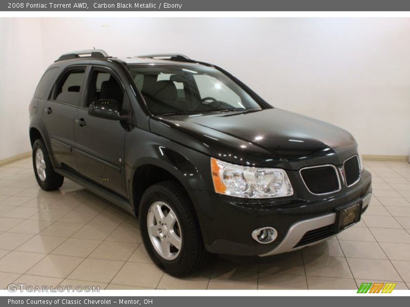 Carbon Black Metallic / Ebony 2008 Pontiac Torrent AWD