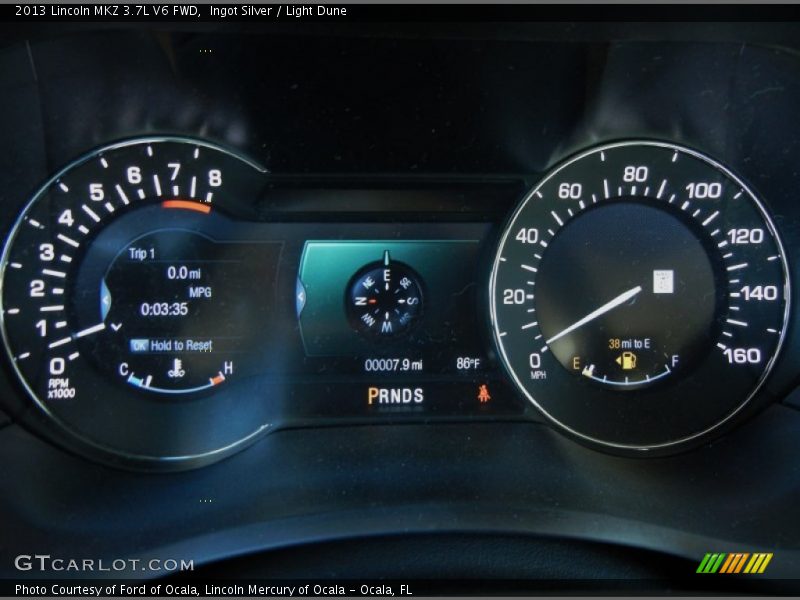  2013 MKZ 3.7L V6 FWD 3.7L V6 FWD Gauges