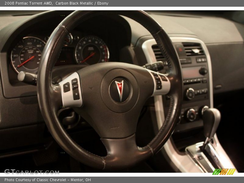 Carbon Black Metallic / Ebony 2008 Pontiac Torrent AWD