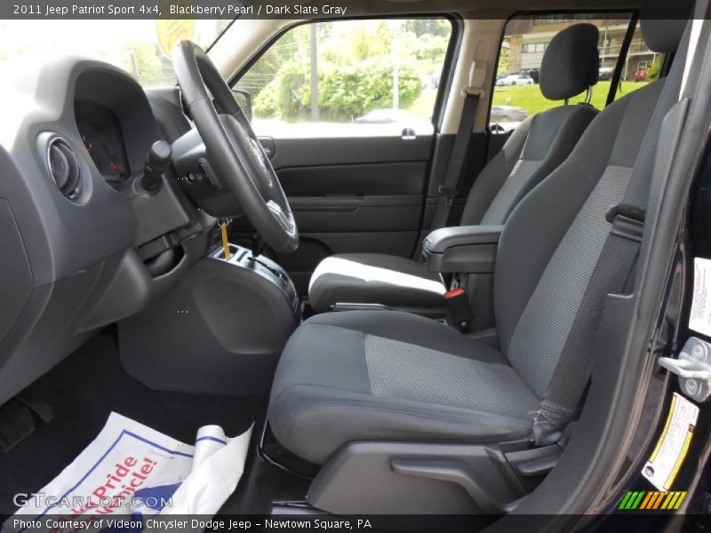 Front Seat of 2011 Patriot Sport 4x4
