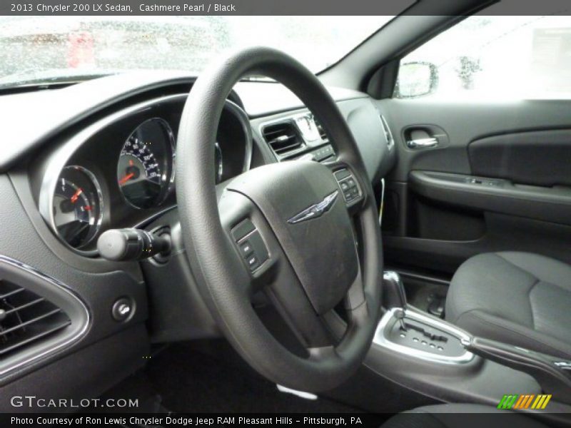 Cashmere Pearl / Black 2013 Chrysler 200 LX Sedan