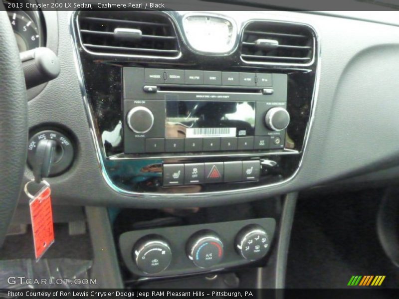 Cashmere Pearl / Black 2013 Chrysler 200 LX Sedan