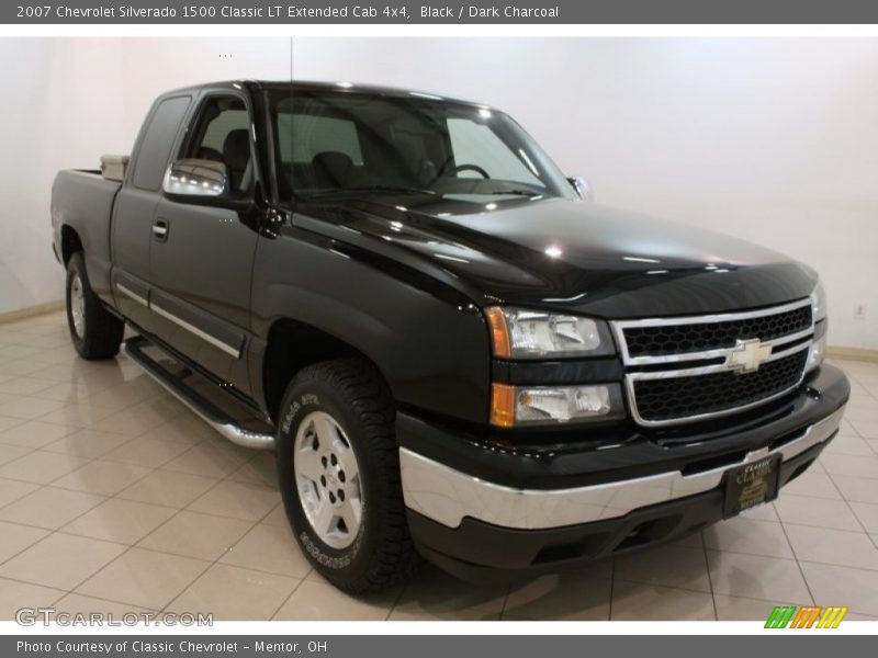Black / Dark Charcoal 2007 Chevrolet Silverado 1500 Classic LT Extended Cab 4x4