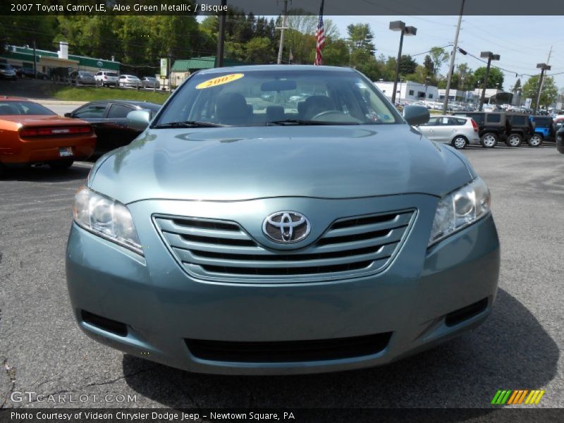 Aloe Green Metallic / Bisque 2007 Toyota Camry LE