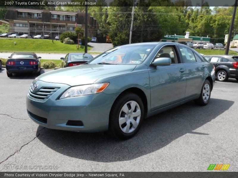 Aloe Green Metallic / Bisque 2007 Toyota Camry LE
