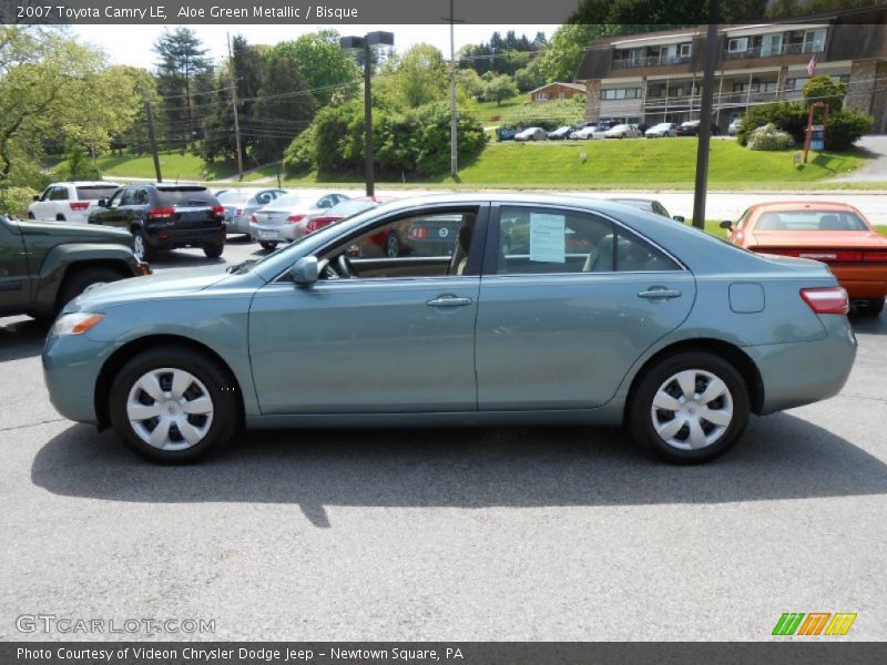 Aloe Green Metallic / Bisque 2007 Toyota Camry LE