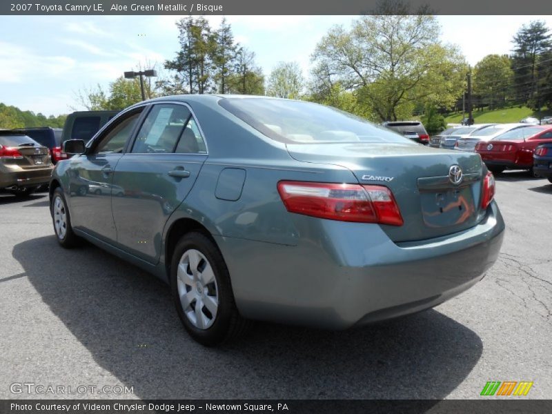 Aloe Green Metallic / Bisque 2007 Toyota Camry LE