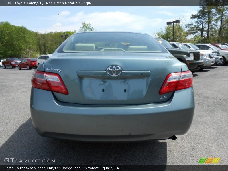 Aloe Green Metallic / Bisque 2007 Toyota Camry LE