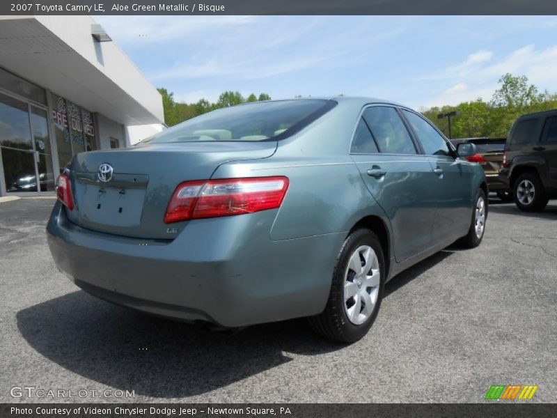 Aloe Green Metallic / Bisque 2007 Toyota Camry LE