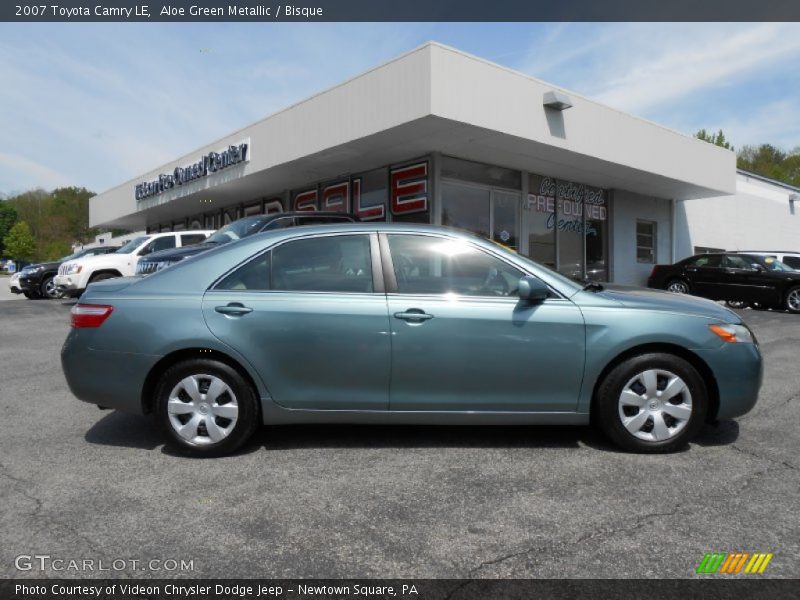 Aloe Green Metallic / Bisque 2007 Toyota Camry LE