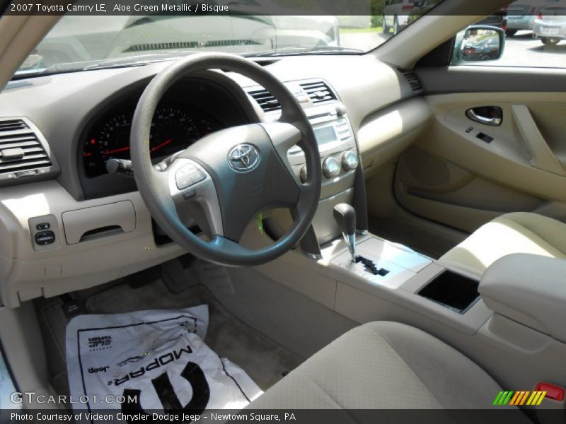 Aloe Green Metallic / Bisque 2007 Toyota Camry LE