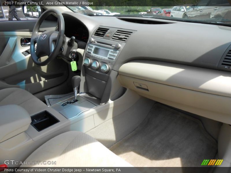 Aloe Green Metallic / Bisque 2007 Toyota Camry LE