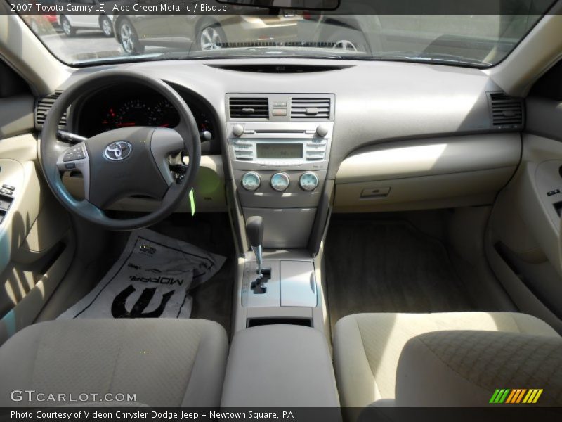 Aloe Green Metallic / Bisque 2007 Toyota Camry LE