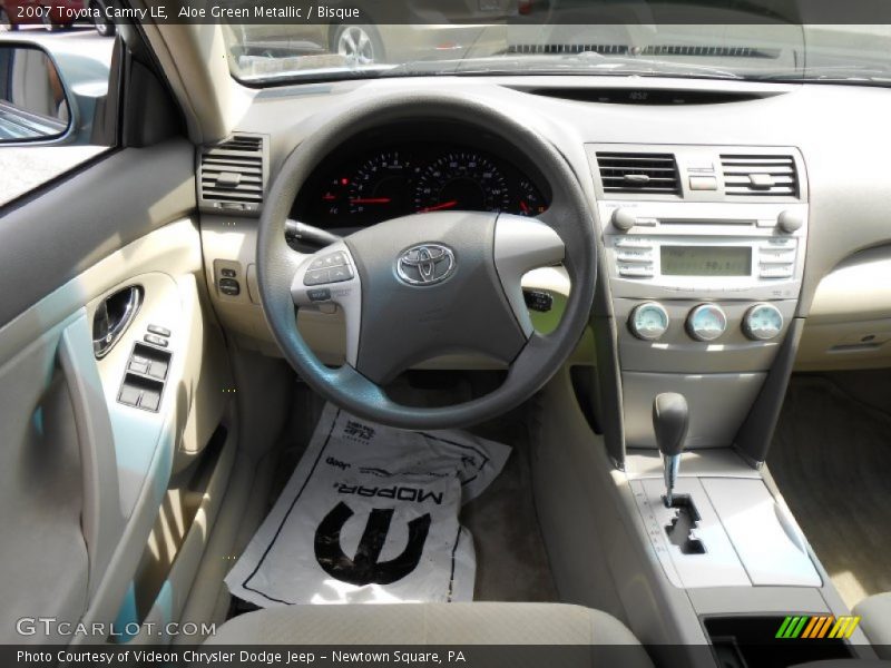 Aloe Green Metallic / Bisque 2007 Toyota Camry LE