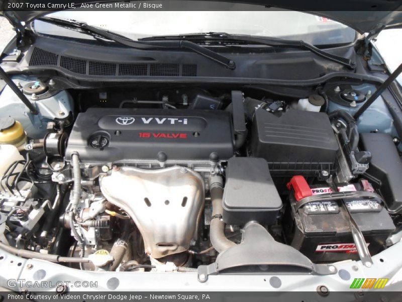 Aloe Green Metallic / Bisque 2007 Toyota Camry LE