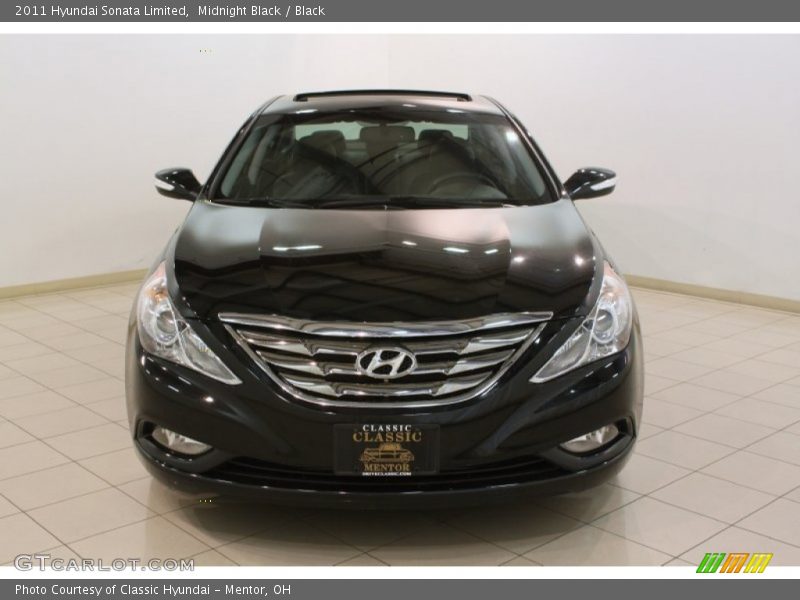 Midnight Black / Black 2011 Hyundai Sonata Limited