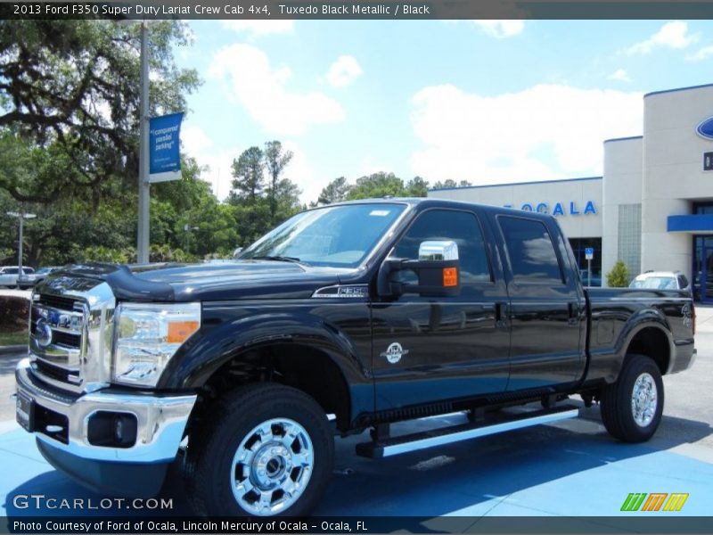 Tuxedo Black Metallic / Black 2013 Ford F350 Super Duty Lariat Crew Cab 4x4