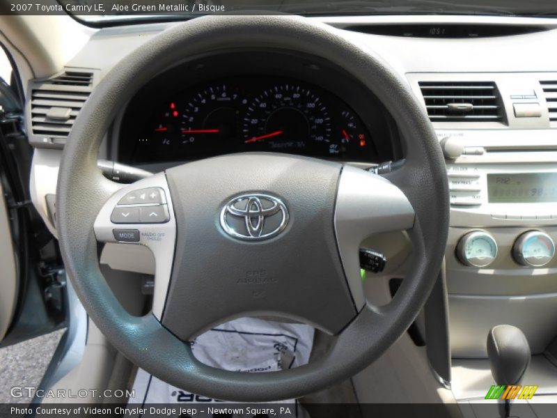 Aloe Green Metallic / Bisque 2007 Toyota Camry LE