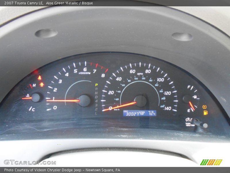 Aloe Green Metallic / Bisque 2007 Toyota Camry LE