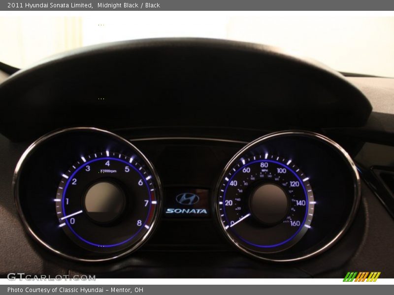 Midnight Black / Black 2011 Hyundai Sonata Limited