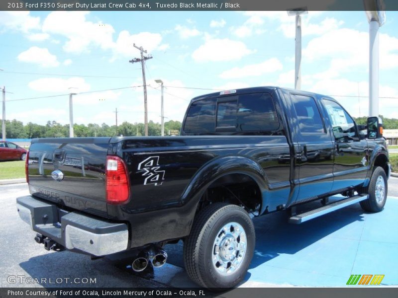 Tuxedo Black Metallic / Black 2013 Ford F350 Super Duty Lariat Crew Cab 4x4