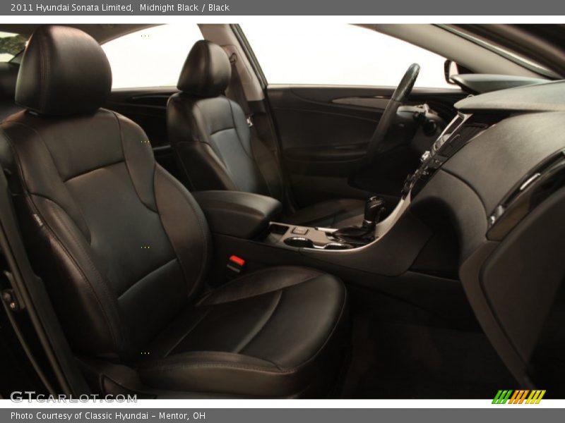 Midnight Black / Black 2011 Hyundai Sonata Limited
