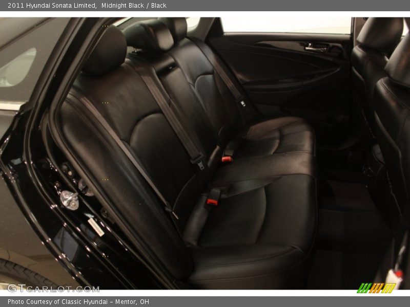 Midnight Black / Black 2011 Hyundai Sonata Limited