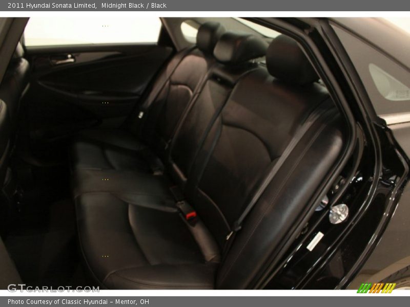 Midnight Black / Black 2011 Hyundai Sonata Limited