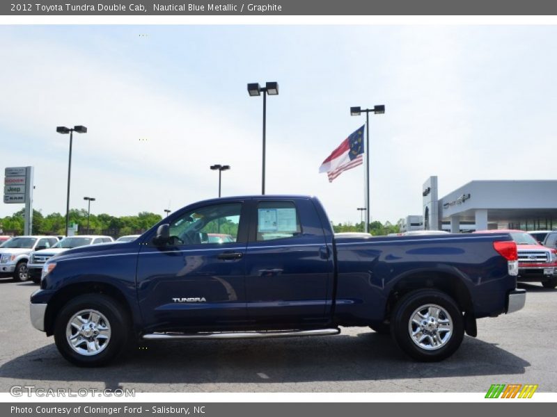 Nautical Blue Metallic / Graphite 2012 Toyota Tundra Double Cab