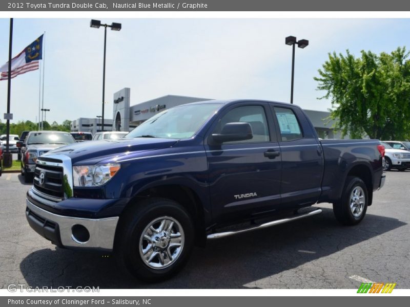 Nautical Blue Metallic / Graphite 2012 Toyota Tundra Double Cab