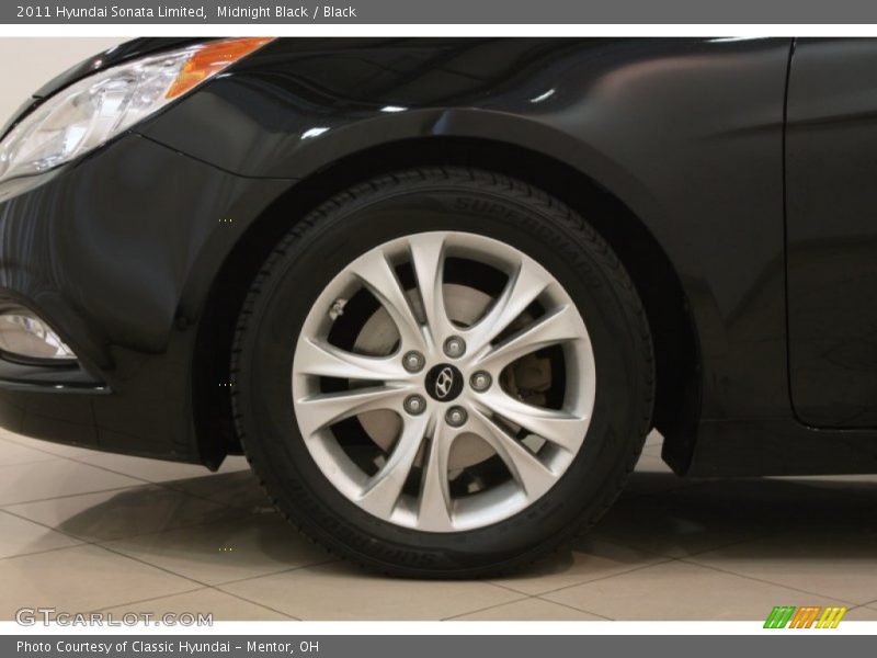 Midnight Black / Black 2011 Hyundai Sonata Limited