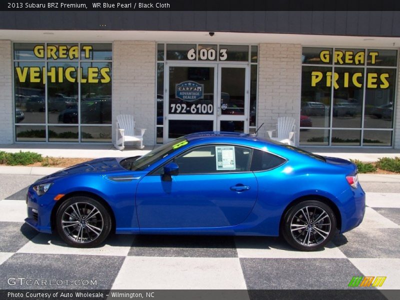 WR Blue Pearl / Black Cloth 2013 Subaru BRZ Premium