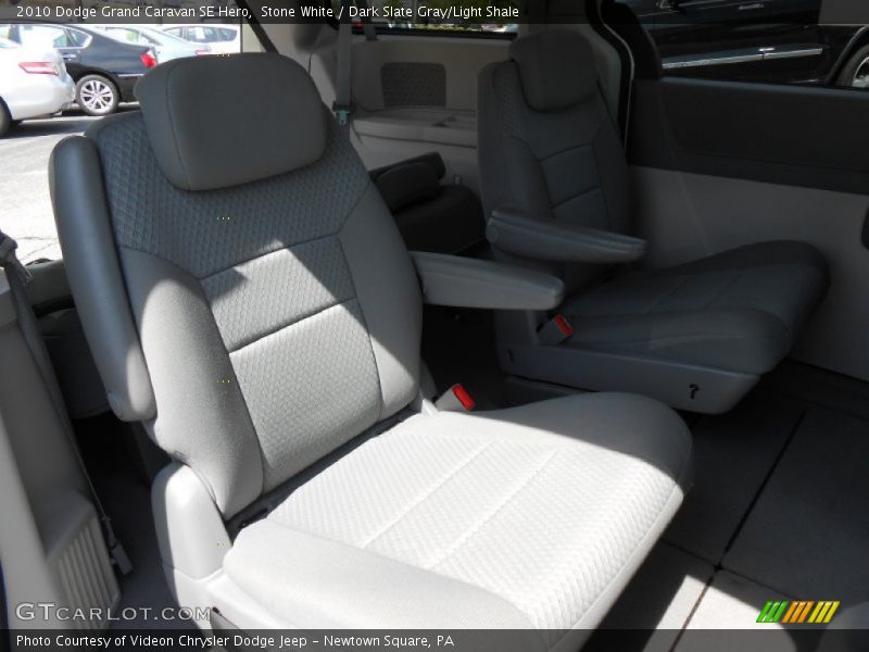 Stone White / Dark Slate Gray/Light Shale 2010 Dodge Grand Caravan SE Hero