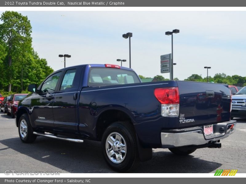 Nautical Blue Metallic / Graphite 2012 Toyota Tundra Double Cab