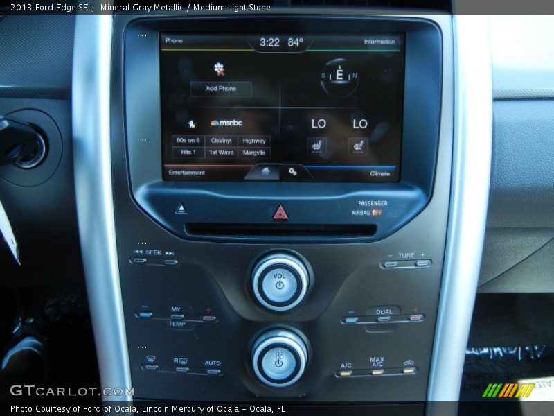 Mineral Gray Metallic / Medium Light Stone 2013 Ford Edge SEL