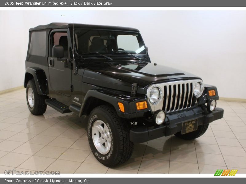 Black / Dark Slate Gray 2005 Jeep Wrangler Unlimited 4x4