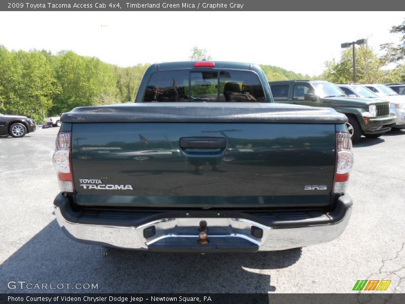 Timberland Green Mica / Graphite Gray 2009 Toyota Tacoma Access Cab 4x4